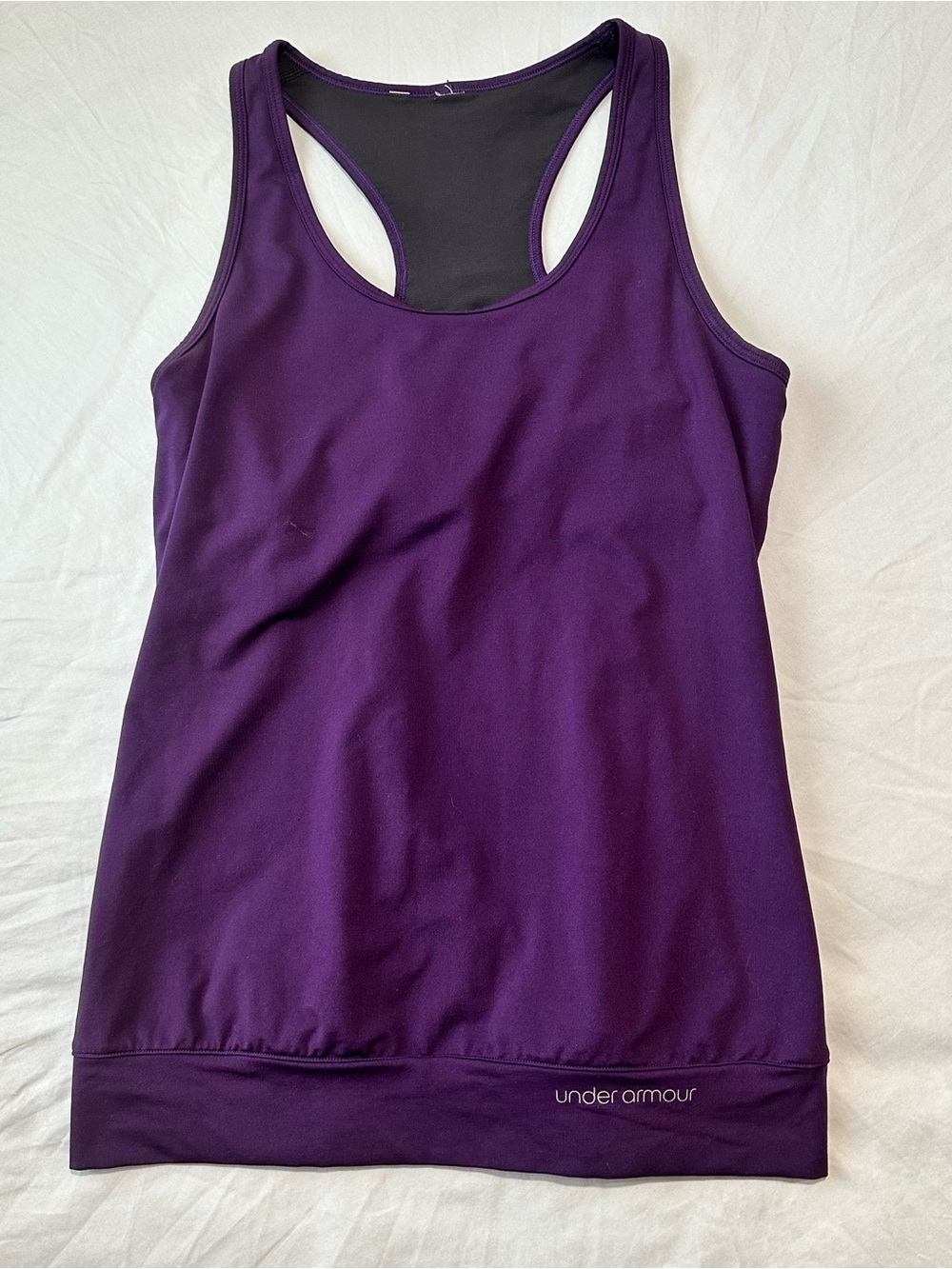 Under Armour Women’s Purple Racerback Tank | Built-in Bra | ~Size S/M